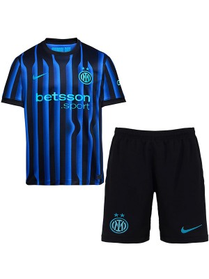 Inter milan home kids kit childrens jersey 2025-2026